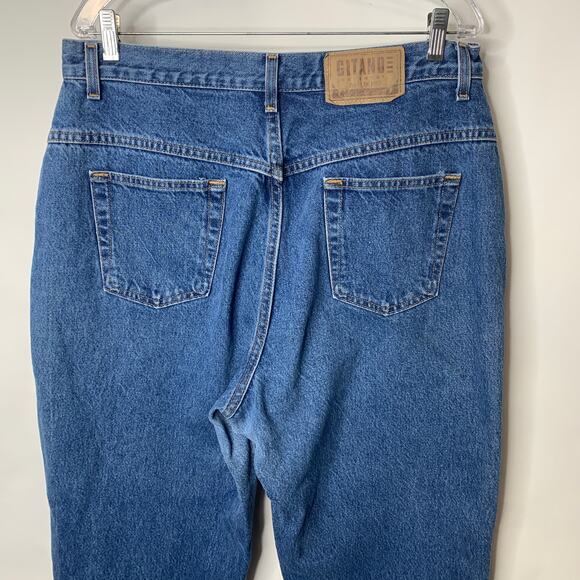 Gitano Vintage Jeans 35" Waist Medium Wash Mom Jeans - Picture 4 of 8